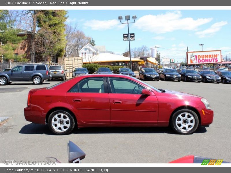 Red Line / Light Neutral 2004 Cadillac CTS Sedan