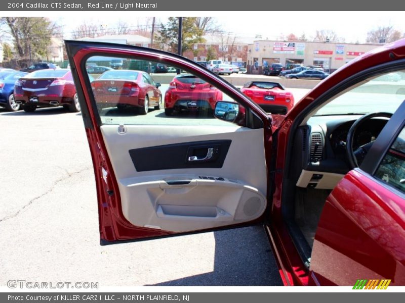 Red Line / Light Neutral 2004 Cadillac CTS Sedan