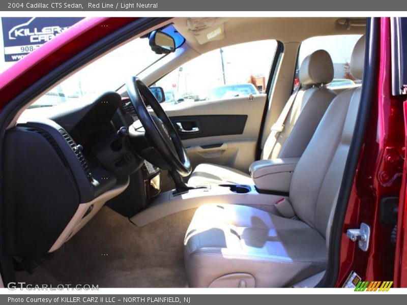 Red Line / Light Neutral 2004 Cadillac CTS Sedan