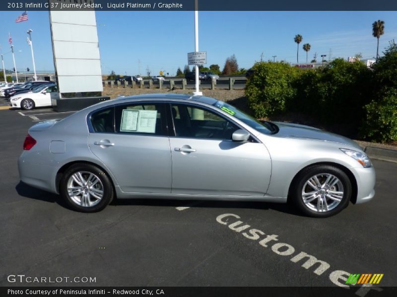 Liquid Platinum / Graphite 2013 Infiniti G 37 Journey Sedan