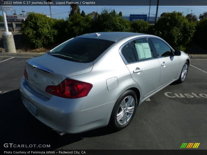 Liquid Platinum / Graphite 2013 Infiniti G 37 Journey Sedan