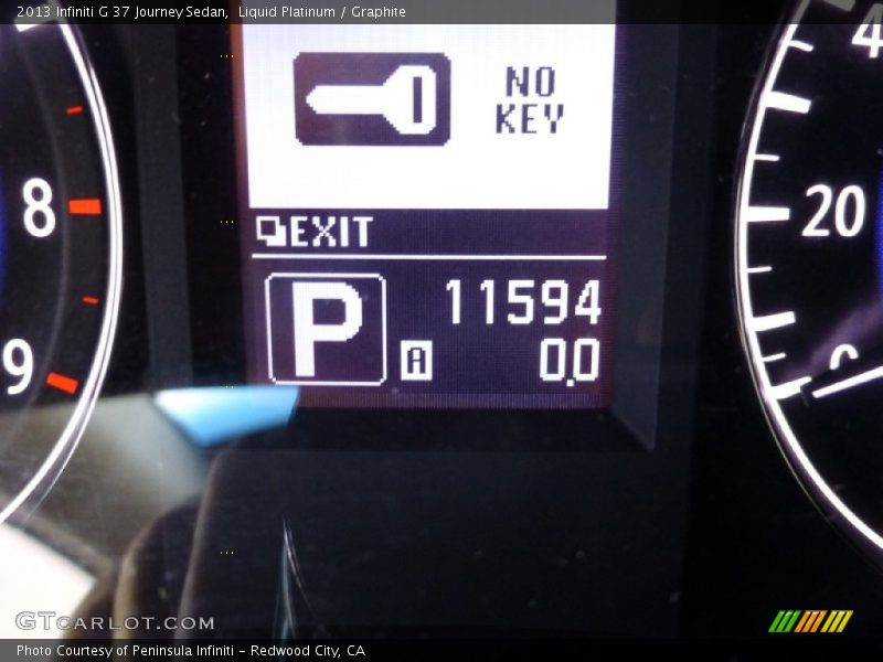 Liquid Platinum / Graphite 2013 Infiniti G 37 Journey Sedan
