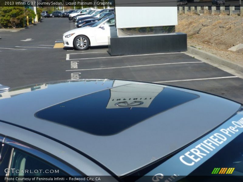 Liquid Platinum / Graphite 2013 Infiniti G 37 Journey Sedan