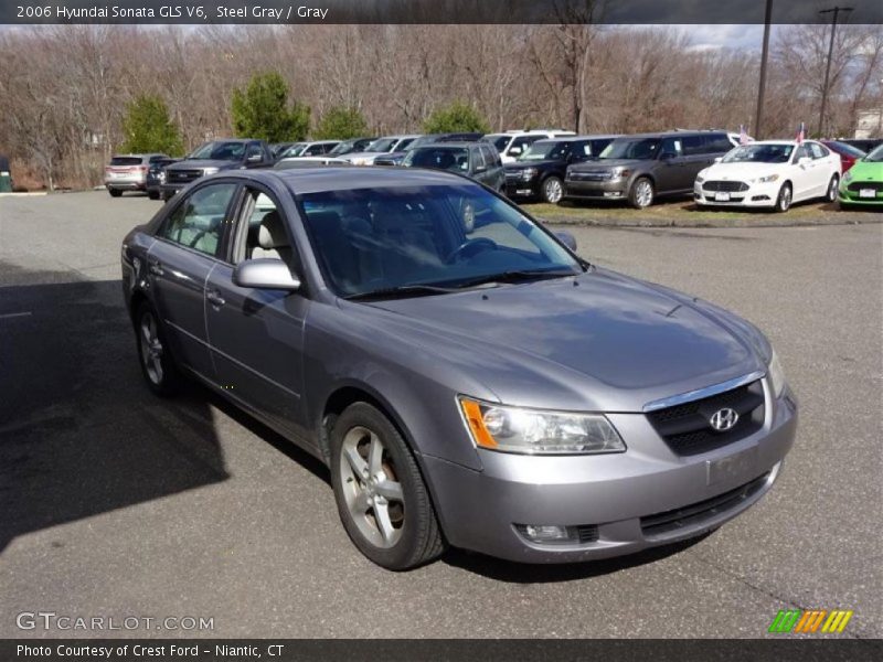 Steel Gray / Gray 2006 Hyundai Sonata GLS V6