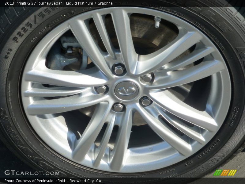 Liquid Platinum / Graphite 2013 Infiniti G 37 Journey Sedan