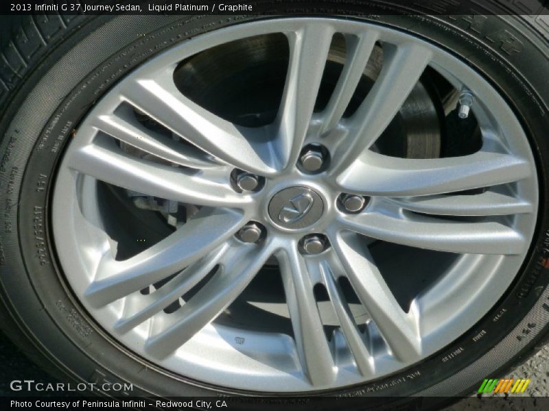 Liquid Platinum / Graphite 2013 Infiniti G 37 Journey Sedan