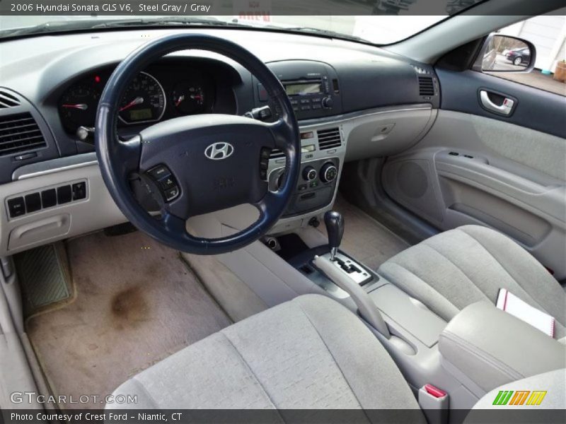 Steel Gray / Gray 2006 Hyundai Sonata GLS V6