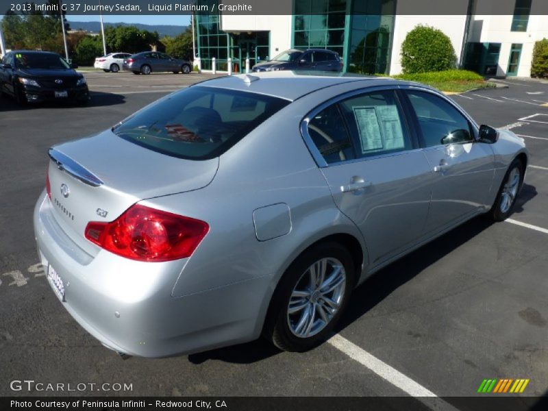 Liquid Platinum / Graphite 2013 Infiniti G 37 Journey Sedan