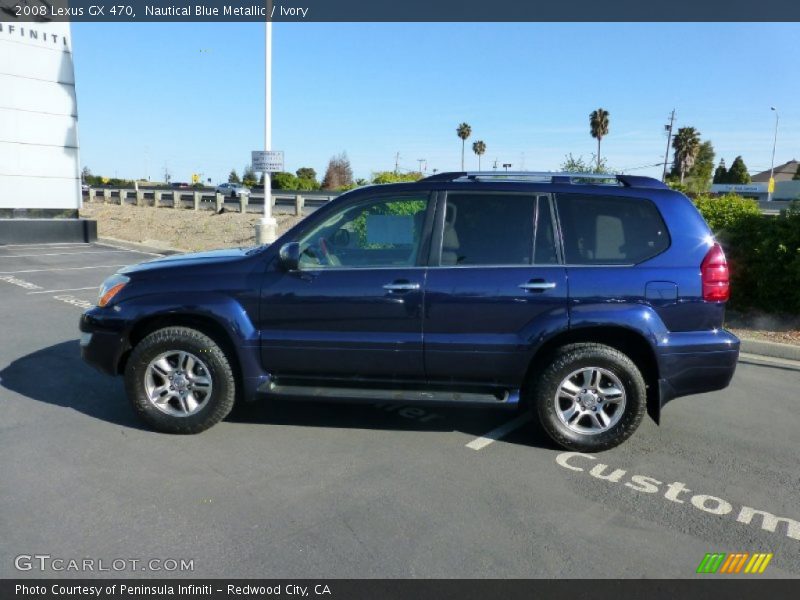 Nautical Blue Metallic / Ivory 2008 Lexus GX 470