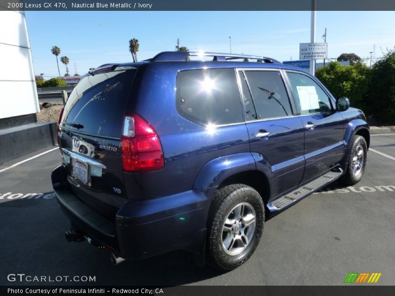 Nautical Blue Metallic / Ivory 2008 Lexus GX 470