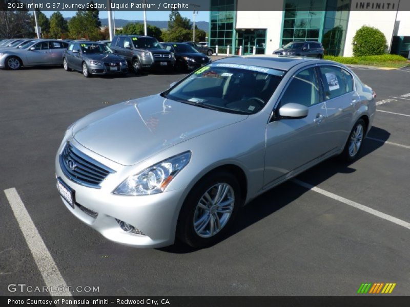 Liquid Platinum / Graphite 2013 Infiniti G 37 Journey Sedan
