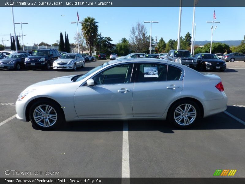Liquid Platinum / Graphite 2013 Infiniti G 37 Journey Sedan