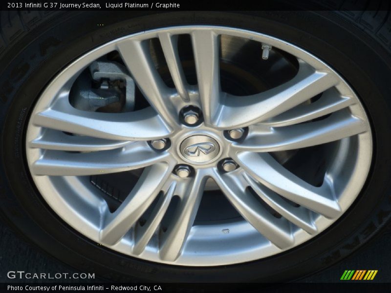 Liquid Platinum / Graphite 2013 Infiniti G 37 Journey Sedan