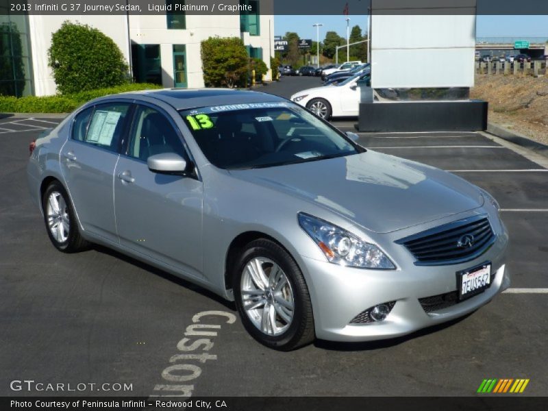 Liquid Platinum / Graphite 2013 Infiniti G 37 Journey Sedan