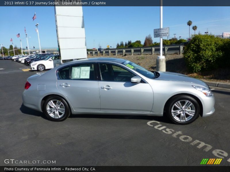 Liquid Platinum / Graphite 2013 Infiniti G 37 Journey Sedan