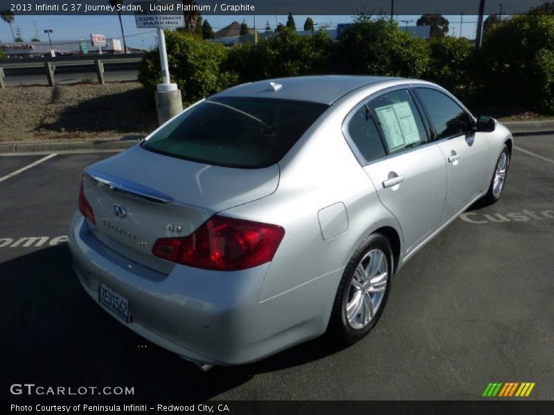 Liquid Platinum / Graphite 2013 Infiniti G 37 Journey Sedan