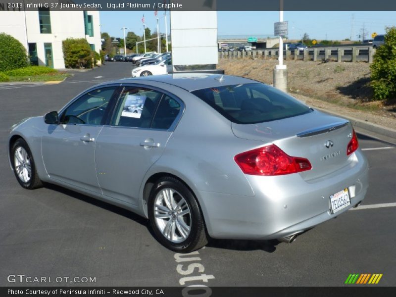 Liquid Platinum / Graphite 2013 Infiniti G 37 Journey Sedan