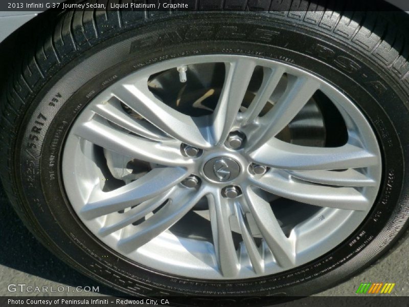 Liquid Platinum / Graphite 2013 Infiniti G 37 Journey Sedan