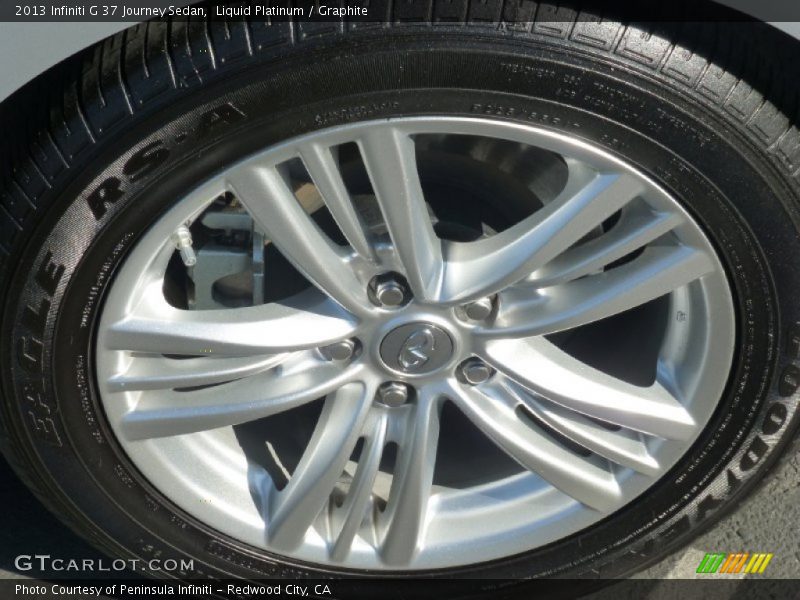 Liquid Platinum / Graphite 2013 Infiniti G 37 Journey Sedan