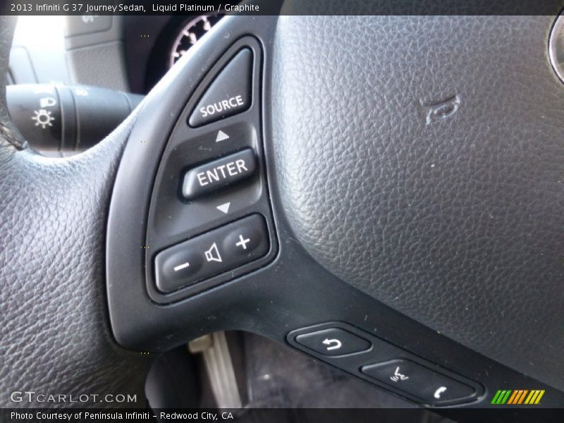 Liquid Platinum / Graphite 2013 Infiniti G 37 Journey Sedan