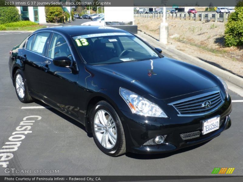 Black Obsidian / Graphite 2013 Infiniti G 37 Journey Sedan