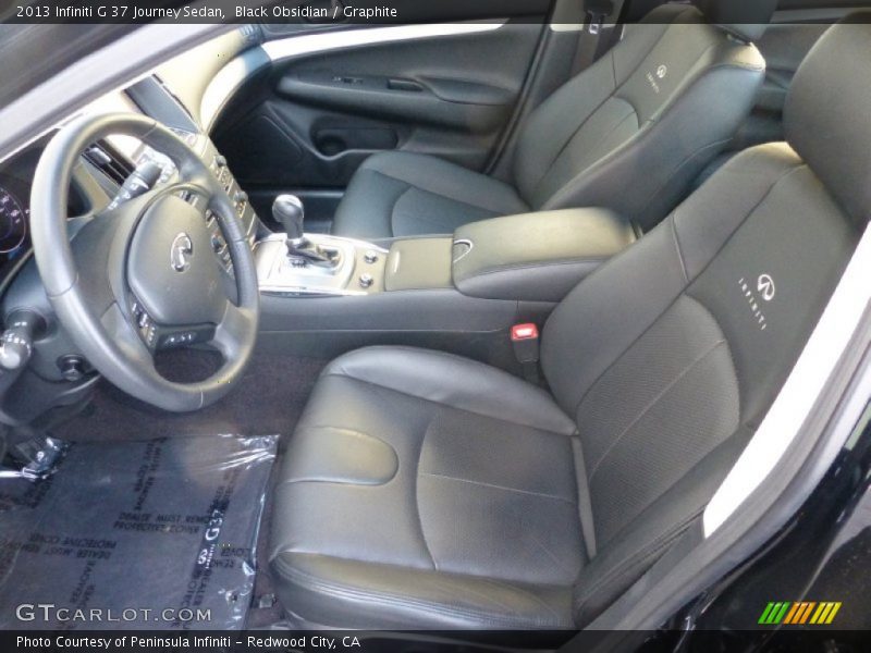 Black Obsidian / Graphite 2013 Infiniti G 37 Journey Sedan