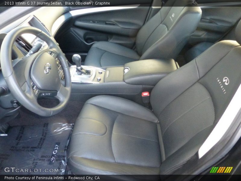 Black Obsidian / Graphite 2013 Infiniti G 37 Journey Sedan