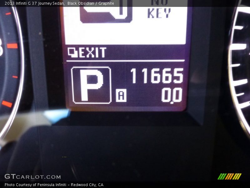 Black Obsidian / Graphite 2013 Infiniti G 37 Journey Sedan