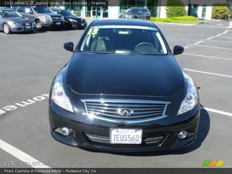 Black Obsidian / Graphite 2013 Infiniti G 37 Journey Sedan