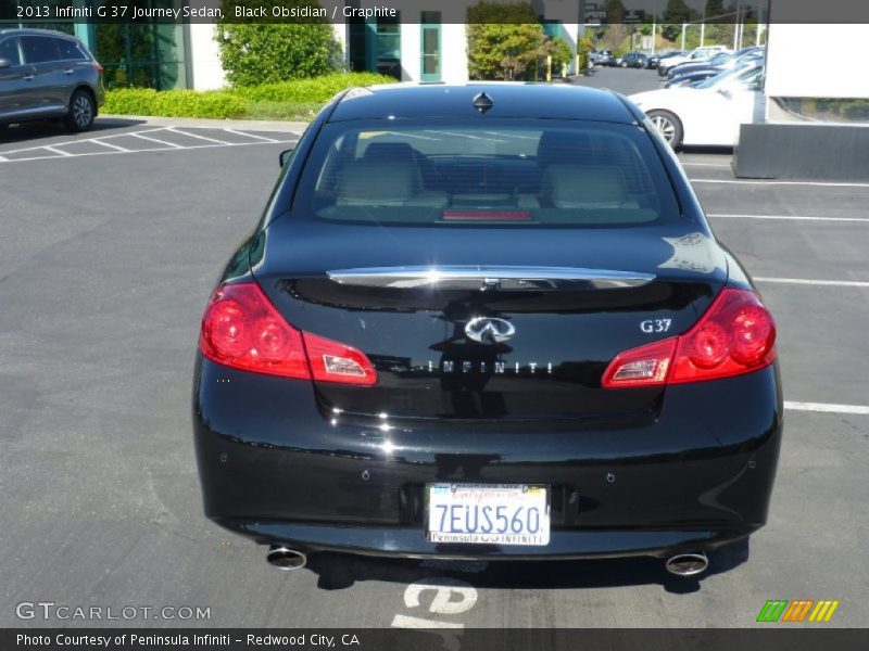 Black Obsidian / Graphite 2013 Infiniti G 37 Journey Sedan