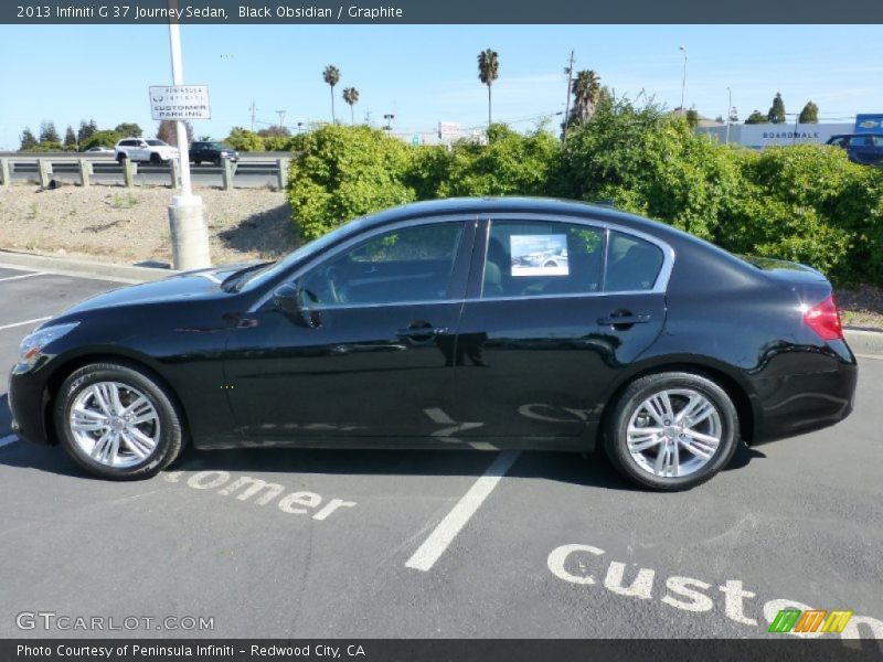 Black Obsidian / Graphite 2013 Infiniti G 37 Journey Sedan