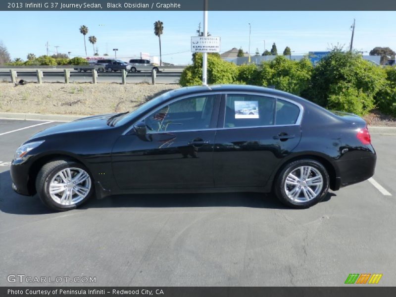 Black Obsidian / Graphite 2013 Infiniti G 37 Journey Sedan