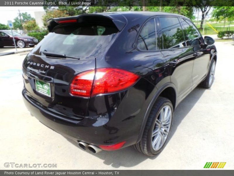Black / Luxor Beige 2011 Porsche Cayenne Turbo