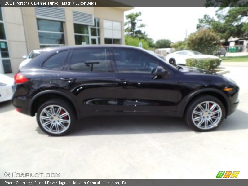 Black / Luxor Beige 2011 Porsche Cayenne Turbo