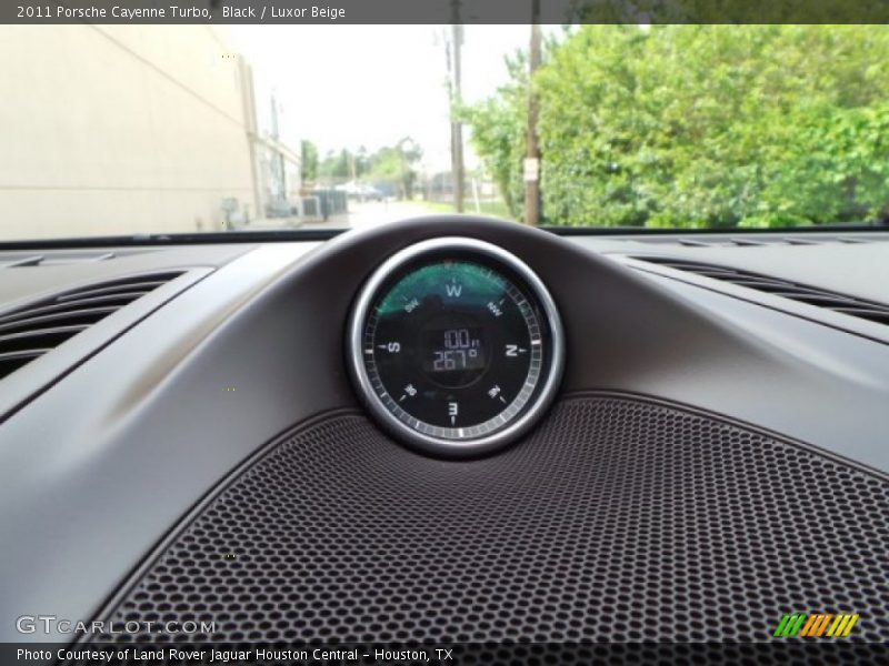 Black / Luxor Beige 2011 Porsche Cayenne Turbo