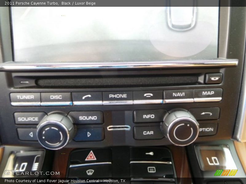 Black / Luxor Beige 2011 Porsche Cayenne Turbo