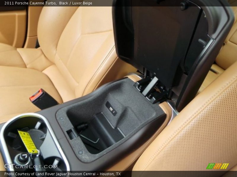Black / Luxor Beige 2011 Porsche Cayenne Turbo