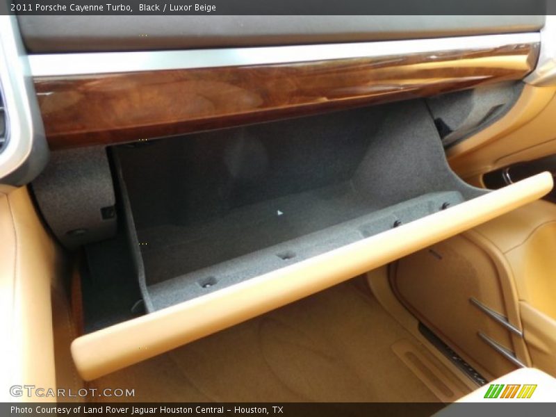 Black / Luxor Beige 2011 Porsche Cayenne Turbo