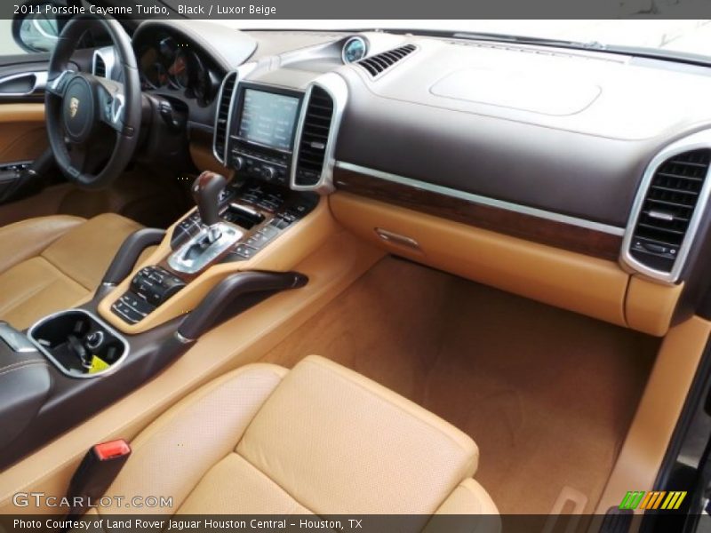 Black / Luxor Beige 2011 Porsche Cayenne Turbo