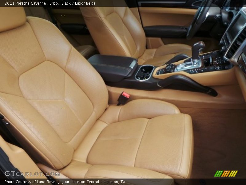 Black / Luxor Beige 2011 Porsche Cayenne Turbo
