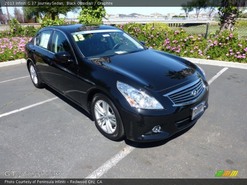 Black Obsidian / Graphite 2013 Infiniti G 37 Journey Sedan