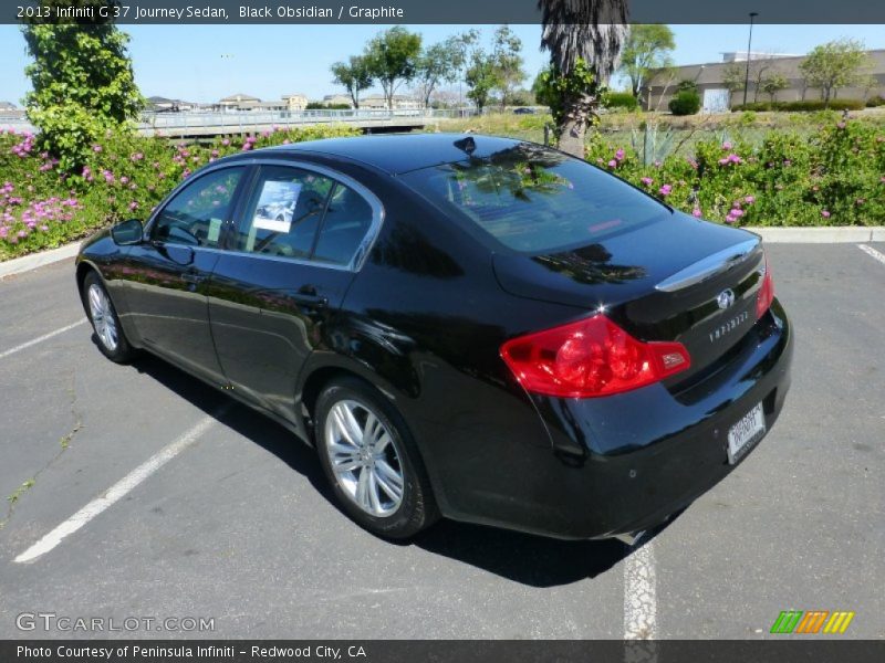 Black Obsidian / Graphite 2013 Infiniti G 37 Journey Sedan