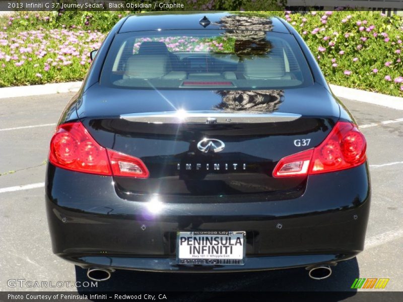 Black Obsidian / Graphite 2013 Infiniti G 37 Journey Sedan