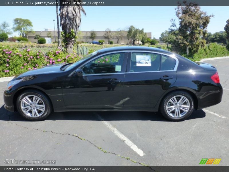 Black Obsidian / Graphite 2013 Infiniti G 37 Journey Sedan