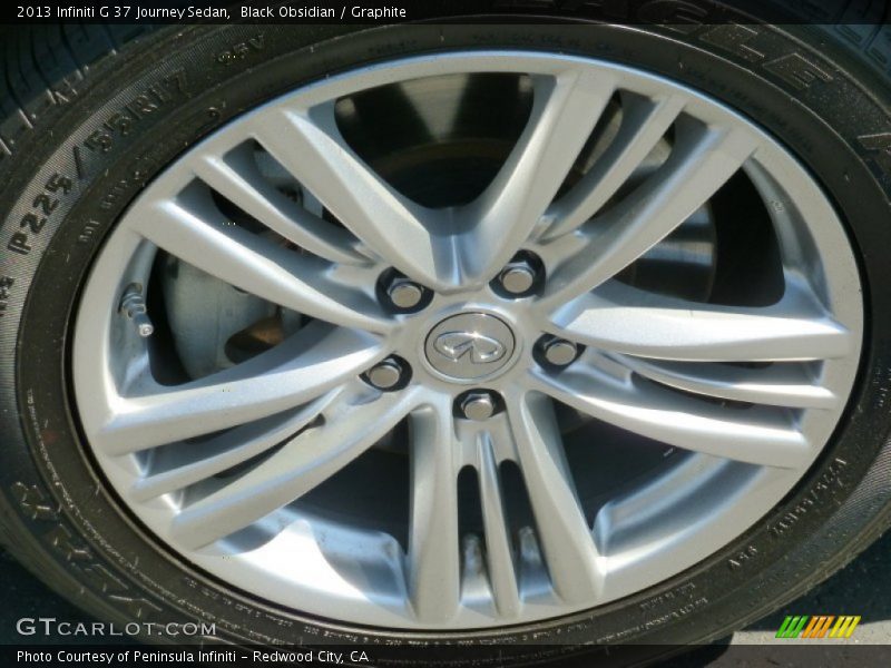 Black Obsidian / Graphite 2013 Infiniti G 37 Journey Sedan