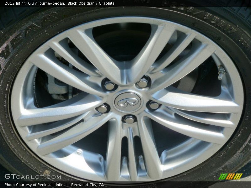 Black Obsidian / Graphite 2013 Infiniti G 37 Journey Sedan
