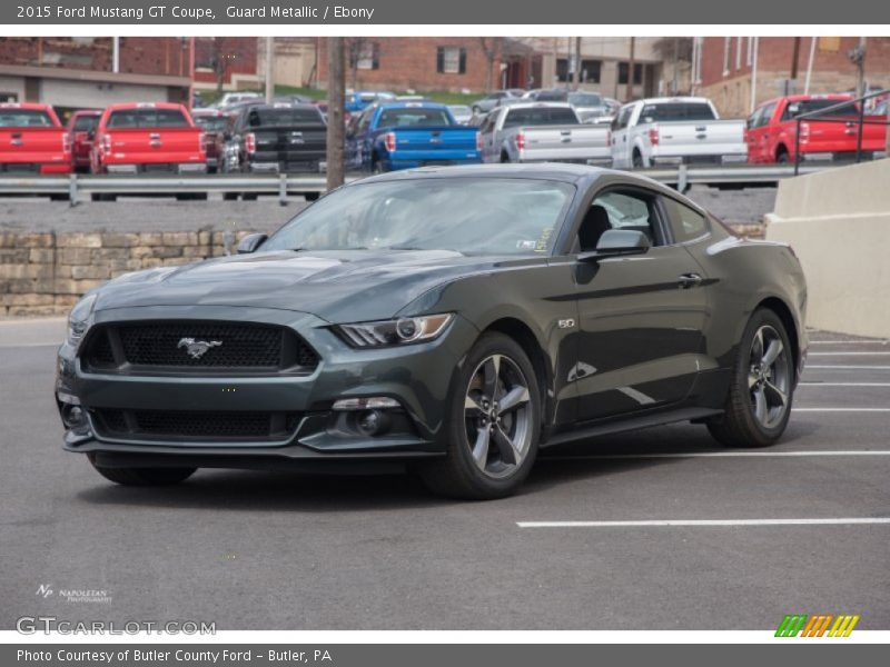 Guard Metallic / Ebony 2015 Ford Mustang GT Coupe