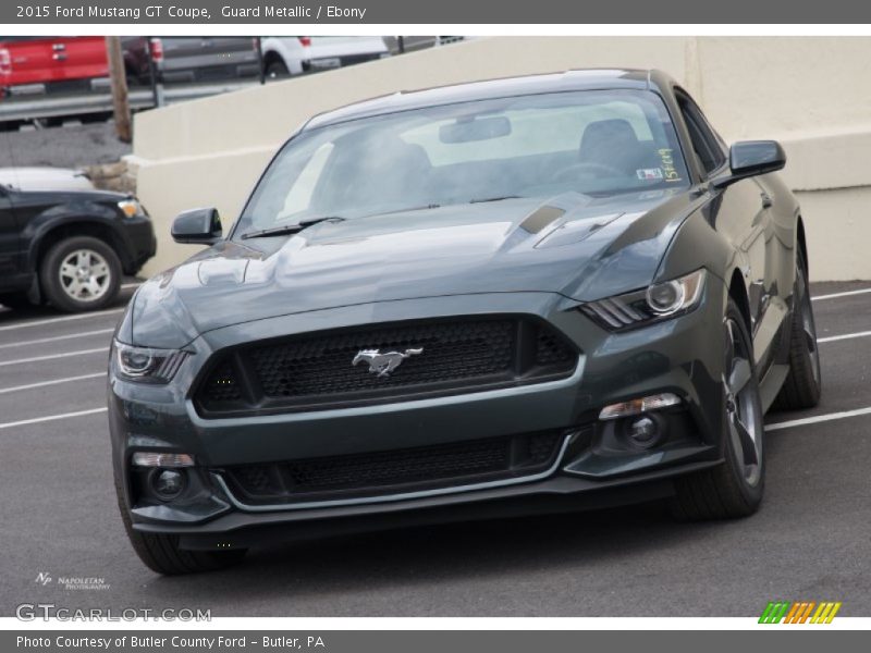 Guard Metallic / Ebony 2015 Ford Mustang GT Coupe