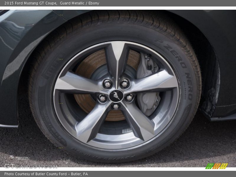 Guard Metallic / Ebony 2015 Ford Mustang GT Coupe