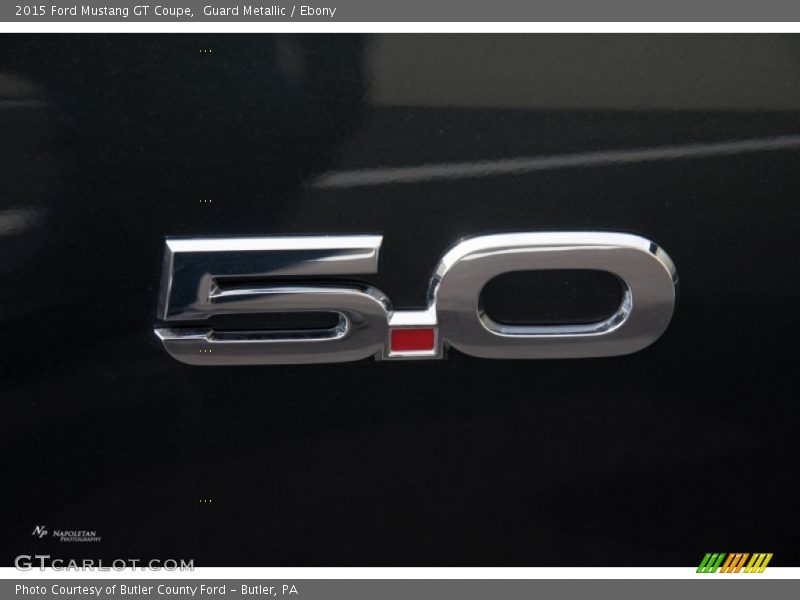 Guard Metallic / Ebony 2015 Ford Mustang GT Coupe